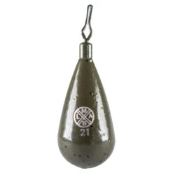 LMAB Tungsten Drop Shot Weight Tear Green Pumpkin