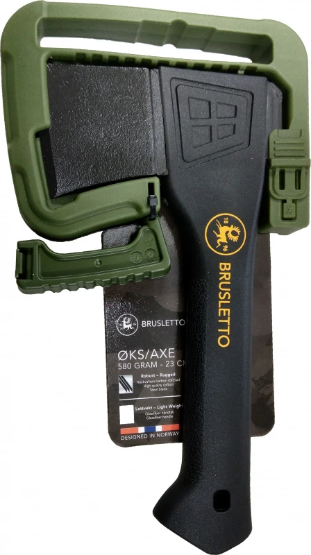 Brusletto Kikut Axe 23cm Black/Green – Bild 3