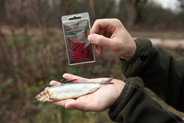 Drennan E-SOX Crimp Sleeves-Blood Red â Bild 2